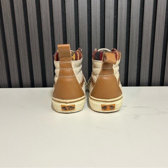 Vans sk8 hi mte scotchguard plaid beige brown - Picture 4 of 8